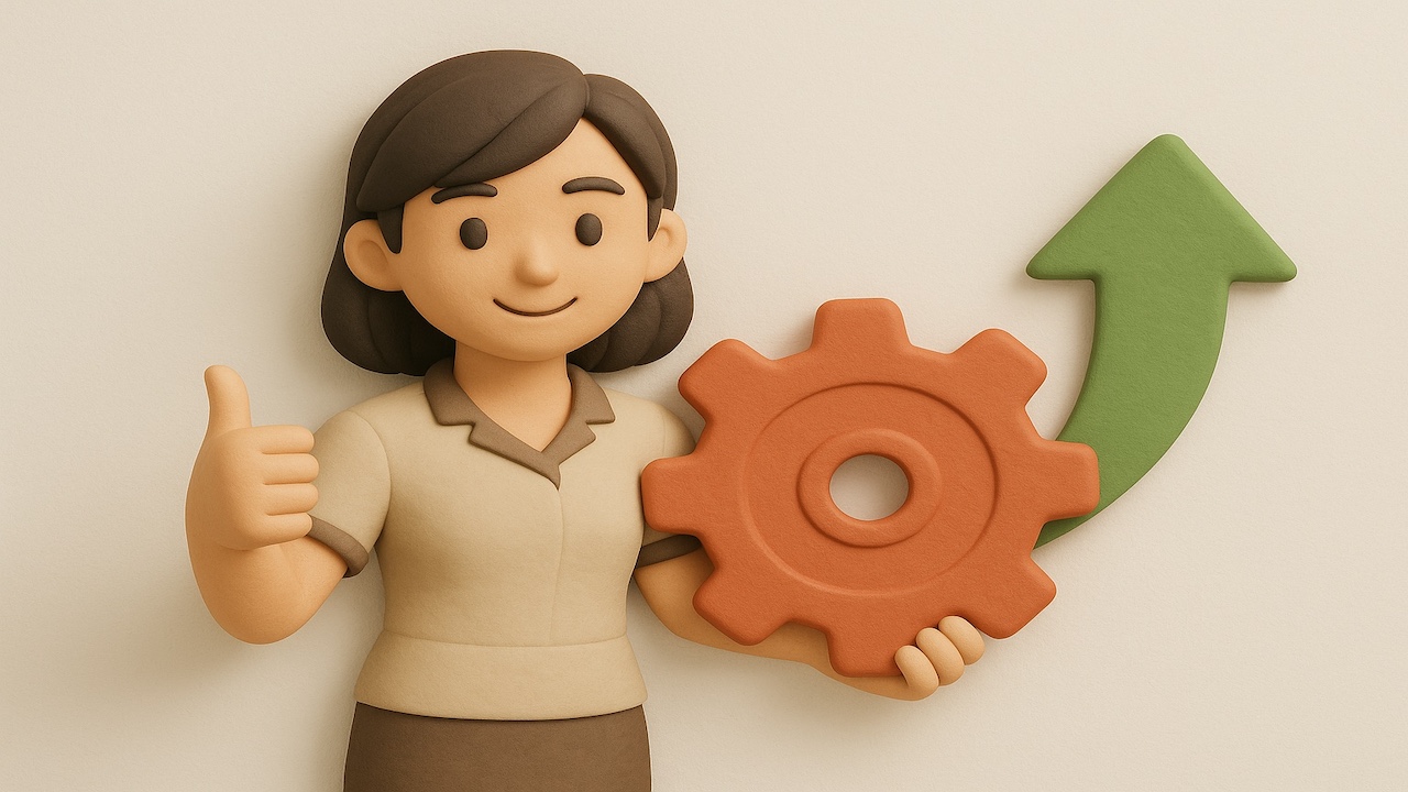 メンズエステを掛け持ちするメリットを表すClay風イラスト